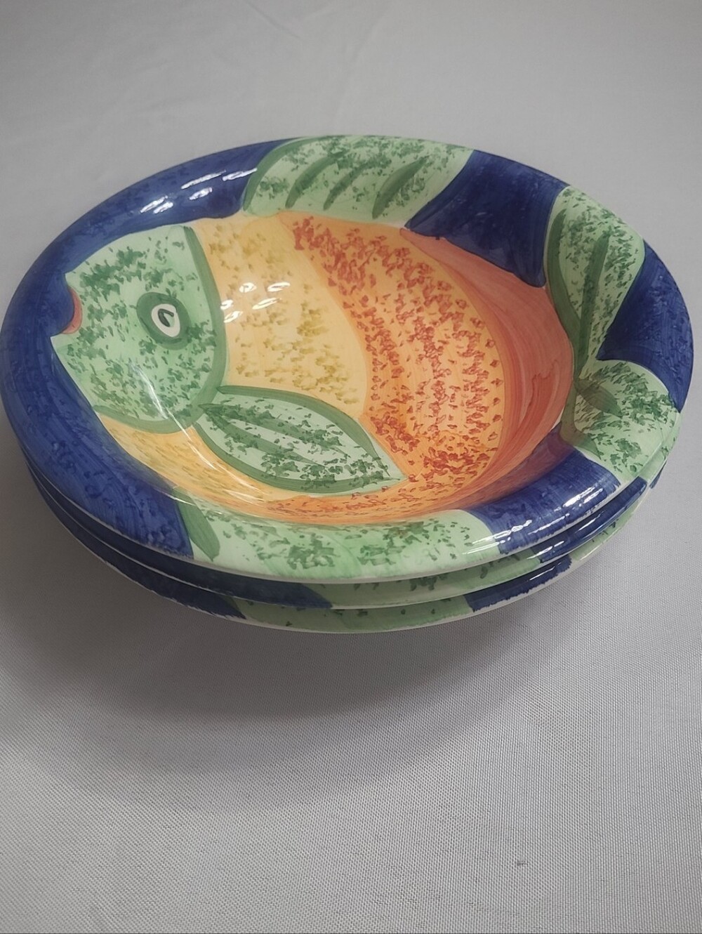3 Piece "Gone Fishing" Set of Bowls
